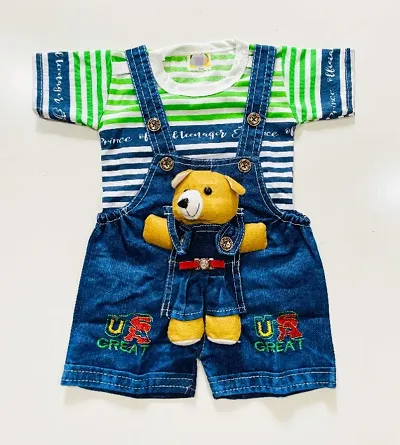 Fancy Denim Dungarees for Baby Boy