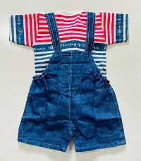 Fancy Denim Dungarees for Baby Boy-thumb1