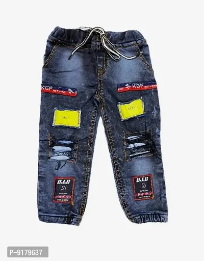Fancy Denim Jeans For Baby Boy