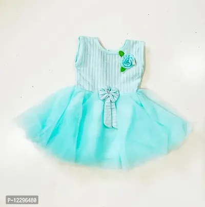 Classic Net Printed Dress for Kids Girls