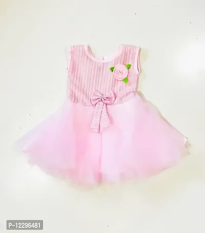 Classic Net Printed Dress for Kids Girls