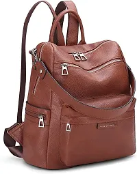 Women High Qulity PU Lather Multipurpose Backpack Handbag Purse, Travel Backpack Shoulder Bag for Ladies and Girls-BP1002-thumb1