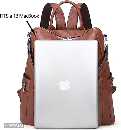 Women High Qulity PU Lather Multipurpose Backpack Handbag Purse, Travel Backpack Shoulder Bag for Ladies and Girls-BP1002-thumb5