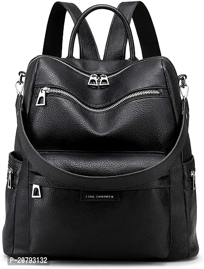 Women High Qulity PU Lather Multipurpose Backpack Handbag Purse, Travel Backpack Shoulder Bag for Ladies and Girls-BP1001-thumb0