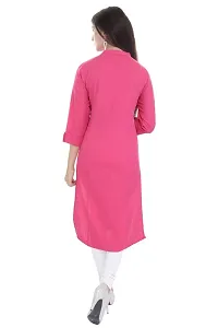 Alobha Kurtis for Women (Cotton, Pink, Size-44, AGKI-111-XXL)-thumb2