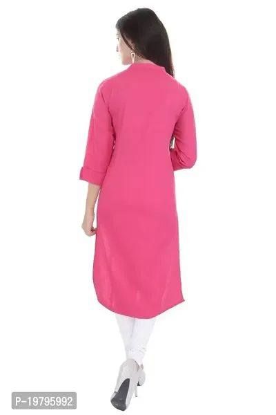 Alobha Kurtis for Women (Cotton, Pink, Size-44, AGKI-111-XXL)-thumb3