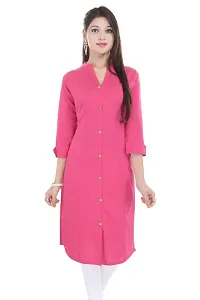 Alobha Kurtis for Women (Cotton, Pink, Size-44, AGKI-111-XXL)-thumb1