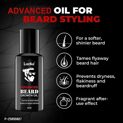 Beard Oil For Beard Hair Growth and Moustache for Men Hair Oil 60 ml-thumb3