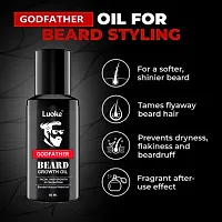 Godfather Beard and Moustache Oil | Ideal for daily use |Provides Shine to Beard Hair Oil-thumb2