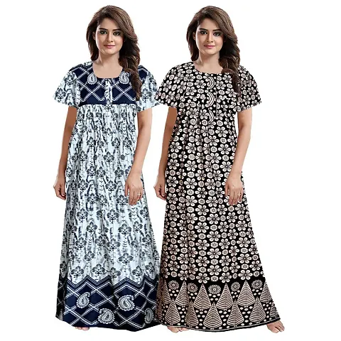 Best Selling pure cotton nighties & nightdresses Women's Nightwear 