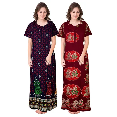 Hot Selling pure cotton nighties & nightdresses Women's Nightwear 