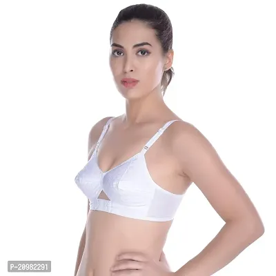 Bodybest Cotton Everyday Bra - 2 Colours - 6 (32, White)-thumb3