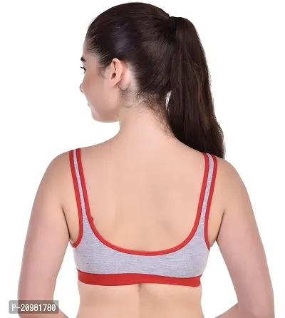 Bodybest Racer Back Medium Impact Sports Bra - Non Padded Non Wired High Coverage-thumb3