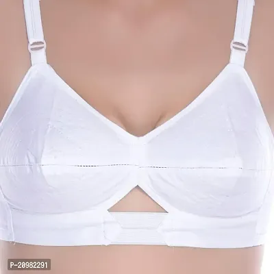 Bodybest Cotton Everyday Bra - 2 Colours - 6 (32, White)-thumb2