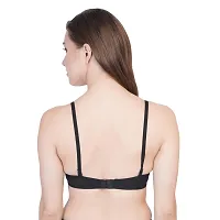 Bodybest T-Mould Seamless Removable Straps Bra (40, Black)-thumb4