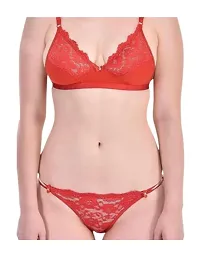 Bodybest Bijli Bikini Super Net Non Padded Non Wired Lingerie Set-thumb4