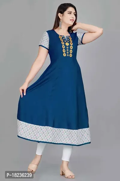 Stylish Fancy Cotton Kurta For Women-thumb3