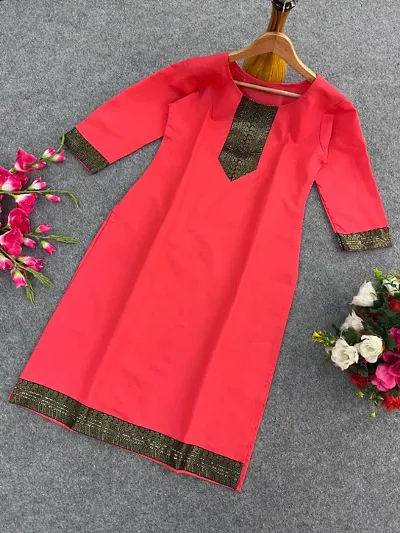 Stylish A-Line Stitched Kurti For Women