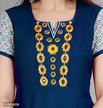 Stylish Fancy Cotton Kurta For Women-thumb4