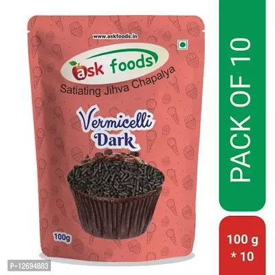 Vermicelli Dark Choco Vermicelli Pack of 10-thumb0