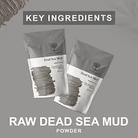 Wild Organic Dead Sea Mud Clay Powder Mineral rich clay for skin Protect from dryness and flakiness,Clear Skin Impurities and for skin Detoxification, Skin Hydration, For Healthy Skin 100gm-thumb3