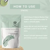 Wild Organic Glacial Marin Clay Powder | Nourishing Clay, Exfoliate the Skin, Remove Environmental Pollutants and Toxins From Skin | for Men  Women (100gm)-thumb2