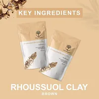 Wild Organic Rhoussuol Brown Clay Powder Detoxifying Clay, Reduces Blemishes and Marks, Reduce Acne  Pimples, Smoother  Softer Skin, Restores Hair Health100gm-thumb4