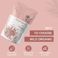 Wild Organic French Pink Clay Powder Smooth and Silk Clay, Refreshed  Healthy Glow, Tightens Pores, Ideal clay for acne-prone skin, 100gm-thumb4