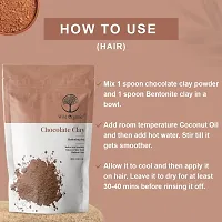 Wild Organic Chocolate Clay Powder Hydrating Clay For Skin  Hair Radiant Glow Balances Skin Tone Makes Skin Youthful100gm-thumb3