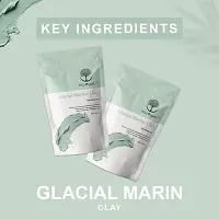 Wild Organic Glacial Marin Clay Powder | Nourishing Clay, Exfoliate the Skin, Remove Environmental Pollutants and Toxins From Skin | for Men  Women (100gm)-thumb3