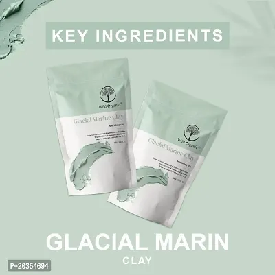 Wild Organic Glacial Marin Clay Powder | Nourishing Clay, Exfoliate the Skin, Remove Environmental Pollutants and Toxins From Skin | for Men  Women (100gm)-thumb4