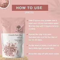 Wild Organic French Pink Clay Powder Smooth and Silk Clay, Refreshed  Healthy Glow, Tightens Pores, Ideal clay for acne-prone skin, 100gm-thumb2