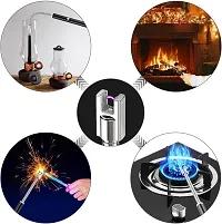 Rechargeable Electric Lighter 360deg; Flexible  Windproof for Gas Stove, Candle and Multi-purpose-thumb2