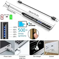 Rechargeable Electric Lighter 360deg; Flexible  Windproof for Gas Stove, Candle and Multi-purpose-thumb4