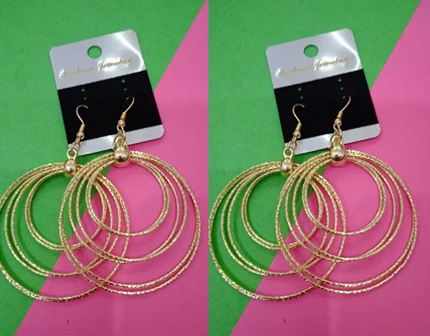 Elegant Brass Earrings For Women