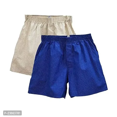 Fancy Cotton Boxers For Men Pack Of 2