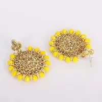 Aishwariya necklace yellow colour-thumb3