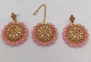 Aishwariya necklace baby pink colour-thumb1