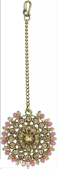 Aishwariya necklace baby pink colour-thumb3