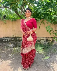 New Festival Special Heavy Work Bandhani Sarees-thumb1