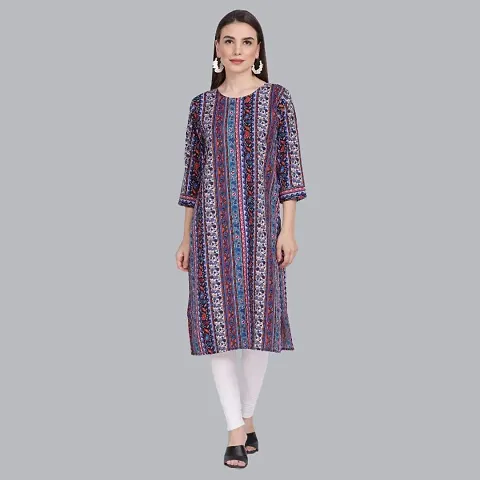 Fancy Poly Crepe Kurti for Women