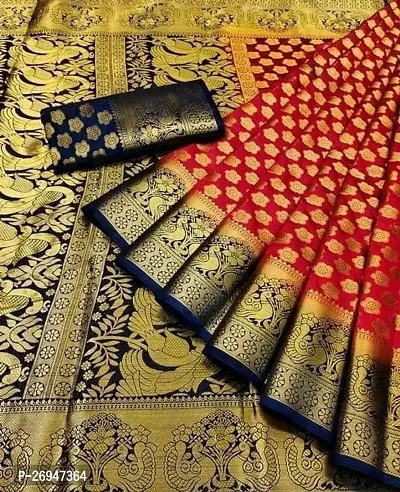 Red Banarasi Silk Saree