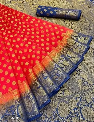 Beautiful Cotton Silk Saree with Blouse piece