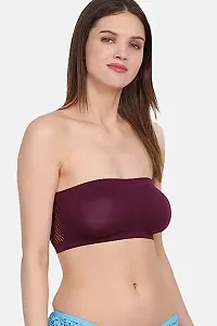 Women Tube Bra,Everyday use Comfortable Bra (XL, Purple)-thumb2