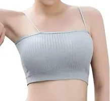 Aesthetik Women's Solid Cotton Lightweight Wirefree Full Coverage Regular Wear Bra Pack of 1 (L_T_7781)-thumb1