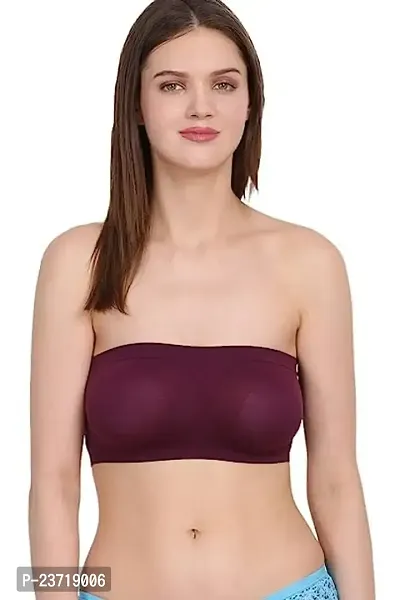Women Tube Bra,Everyday use Comfortable Bra (XL, Purple)