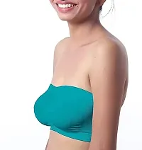 Women Tube Bra,Everyday use Comfortable Bra (S, Sky Blue)-thumb2