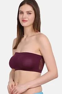 Women Tube Bra,Everyday use Comfortable Bra (XL, Purple)-thumb3