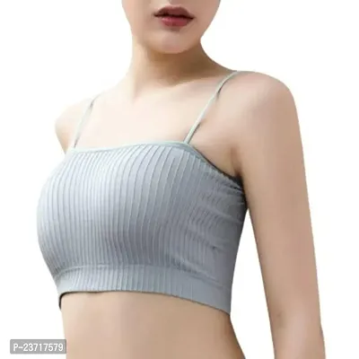 Aesthetik Women's Solid Cotton Lightweight Wirefree Full Coverage Regular Wear Bra Pack of 1 (L_T_7781)-thumb0