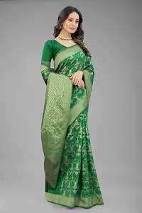 Fancy Lichi Silk Jacquard Work Saree for Women-thumb3